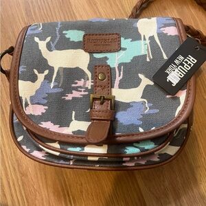 Republic New York Deer Print Crossbody Bag